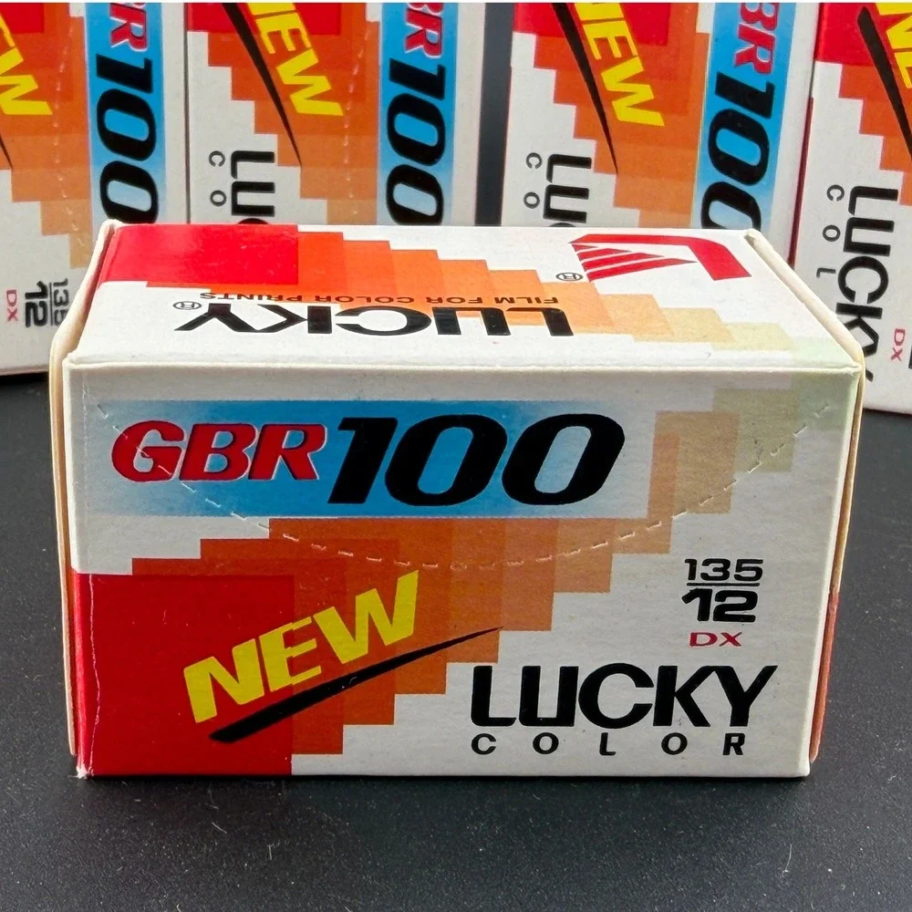 Lucky Color GBR 100: 35mm Film, DX 135-12, ISO 100, C-41 Process, Lot of 7, NEW